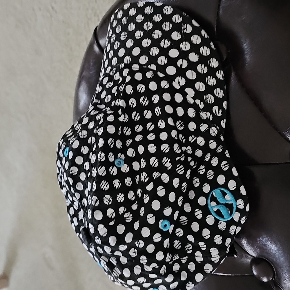 Split Vintage Women's Polka Dot Cap - Picture 10 of 11